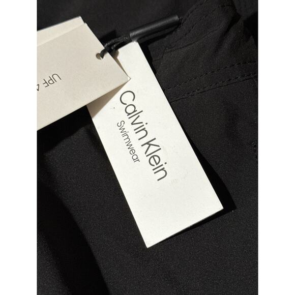 Calvin Klein Black Board Shorts Swim Trunks Boardshorts L NWT - Picture 9 of 11